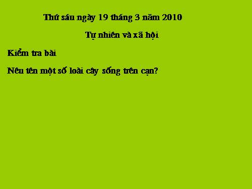 Bài 26. Một số loài cây sống dưới nước