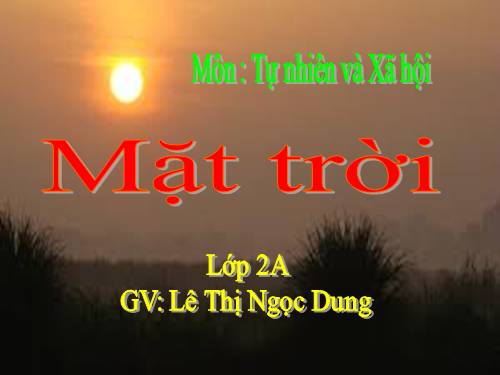 Bài 31. Mặt Trời