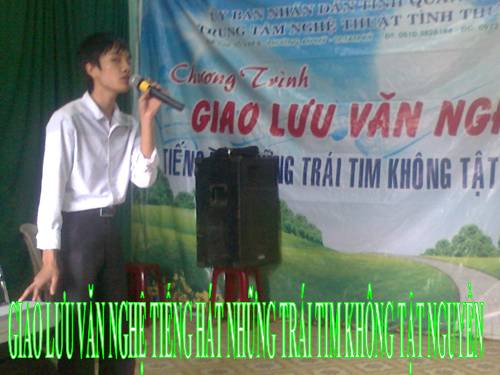 giao lưu văn nghệ với người khuyết tật