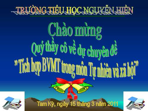 CHUYÊN ĐỀ TICH HỢP GDBVMT QUA MÔN TNXH LỚP2