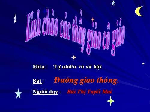 Bài 19. Đường giao thông