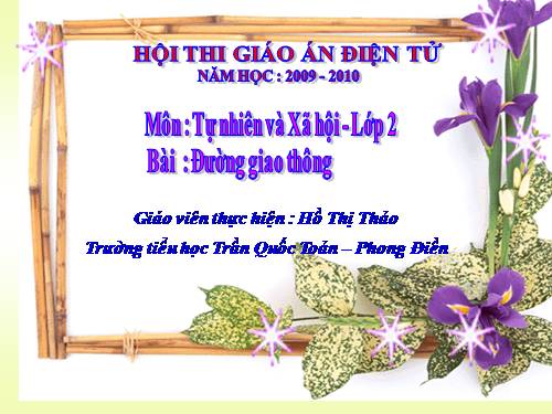 Bài 19. Đường giao thông