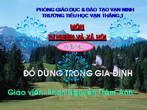 Bài 12. Đồ dùng trong gia đình