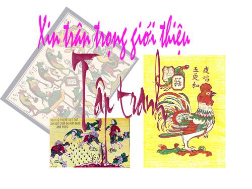 tap tranh dan gian dong ho