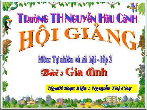 Bài 11. Gia đình