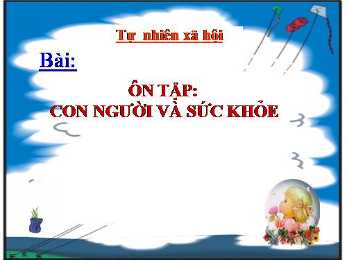 Bài 10. Ôn tập: Con người và sức khoẻ