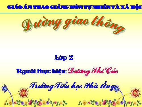 Bài 19. Đường giao thông
