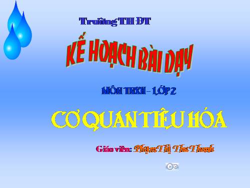 Bài 5. Cơ quan tiêu hoá