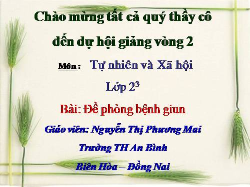 Bài 9. Đề phòng bệnh giun