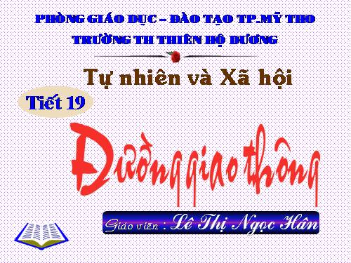 Bài 19. Đường giao thông