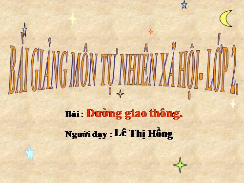Bài 19. Đường giao thông