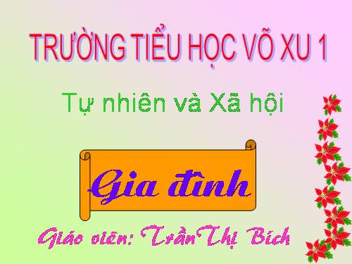 Bài 11. Gia đình
