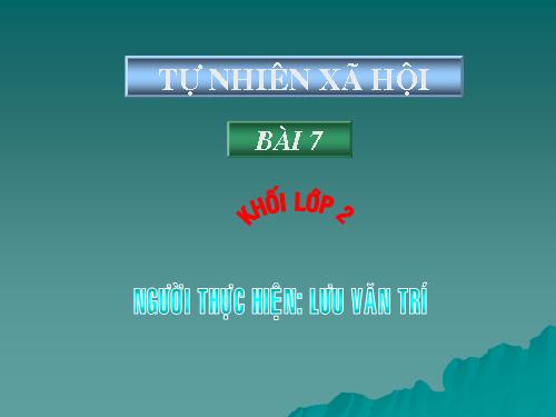 Bài 7. Ăn, uống đầy đủ
