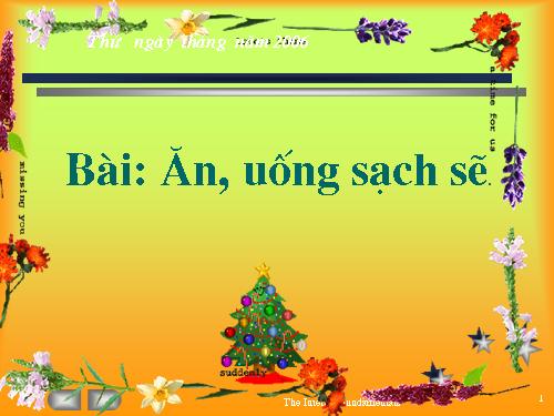 Bài 8. Ăn, uống sạch sẽ