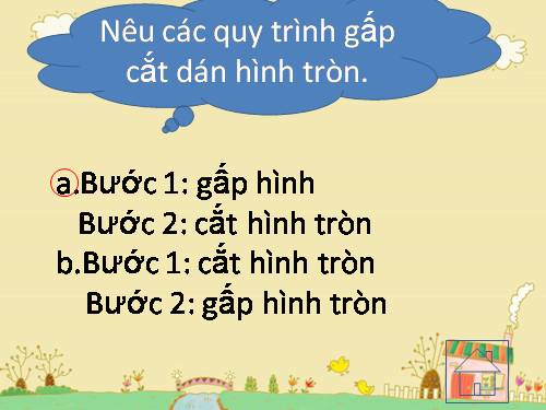 Bài 6. Ôn tập chương I: Kĩ thuật gấp hình