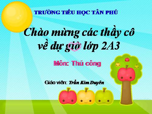 Bài 13. Làm dây xúc xích trang trí