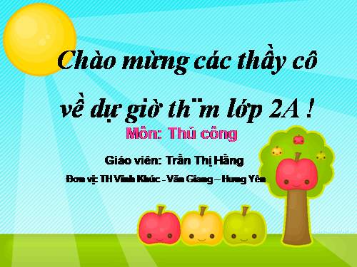 Bài 13. Làm dây xúc xích trang trí