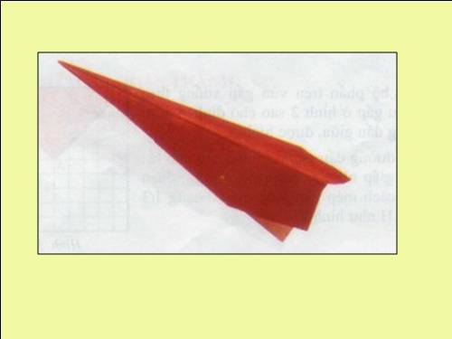 Bài 1. Gấp tên lửa