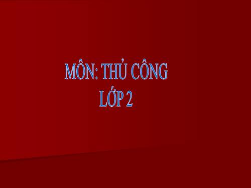 Bài 6. Ôn tập chương I: Kĩ thuật gấp hình