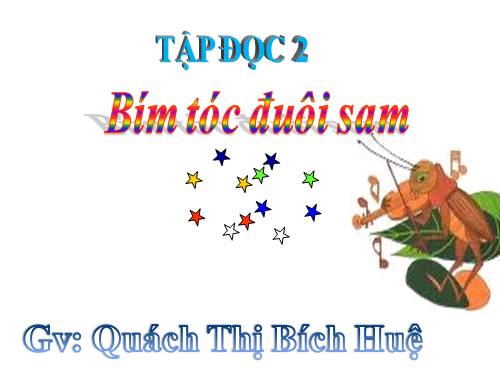 Tuần 4. Bím tóc đuôi sam