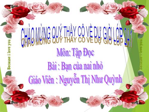 Tuần 3. Bạn của Nai Nhỏ