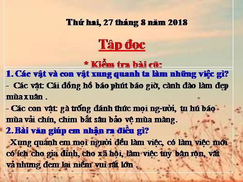 Tuần 3. Bạn của Nai Nhỏ