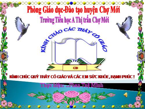 Tuần 15. Bé Hoa