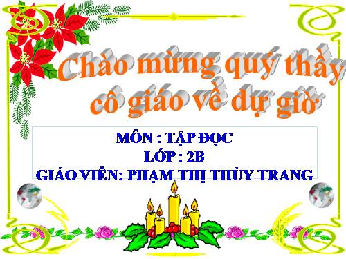 Tuần 8. Bàn tay dịu dàng