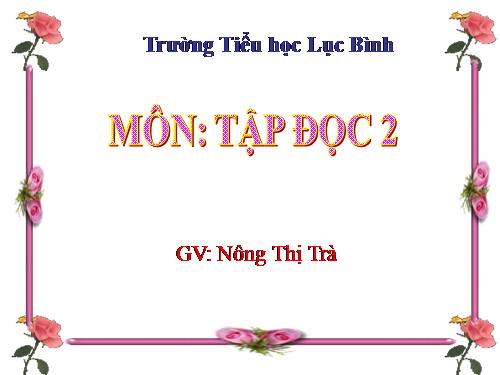 Tuần 32. Tiếng chổi tre