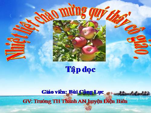 Tuần 29. Những quả đào