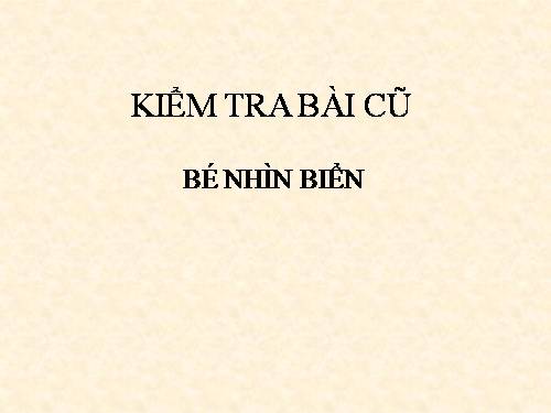 Tuần 26. Tôm Càng và Cá Con