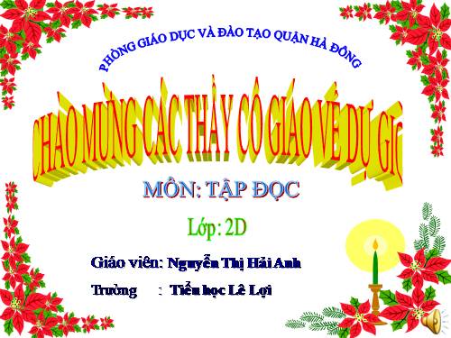 Tuần 30. Ai ngoan sẽ được thưởng