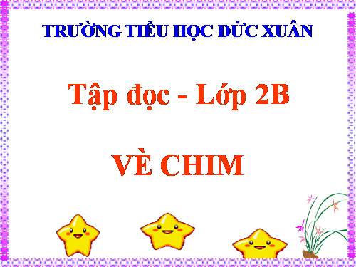 Tuần 21. Vè chim