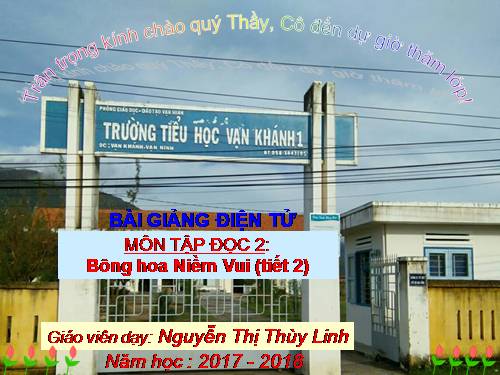 Tuần 13. Bông hoa Niềm Vui