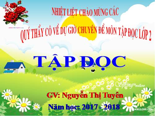 Tuần 6. Ngôi trường mới