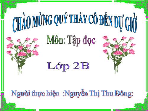 Tuần 15. Hai anh em