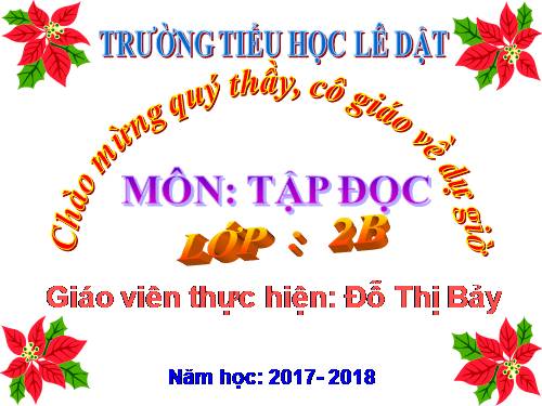 Tuần 15. Bé Hoa