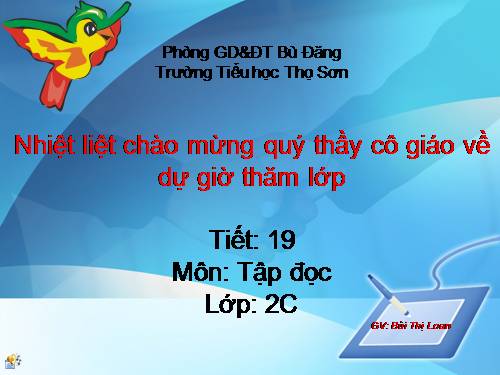 Tuần 19. Thư Trung thu