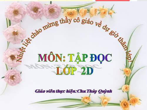 Tuần 11. Bà cháu
