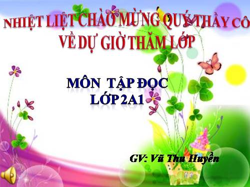 Tuần 7. Người thầy cũ