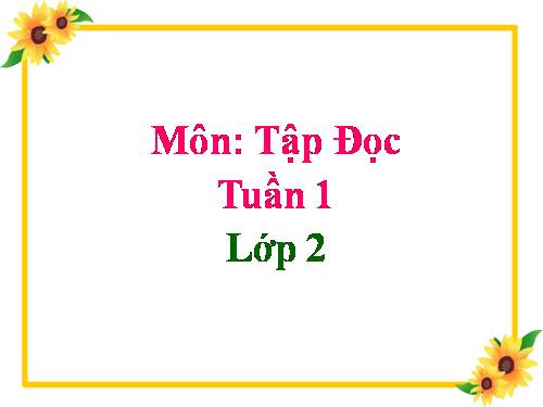 Tuần 1. Tự thuật