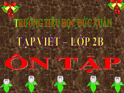 Tuần 35. Ôn tập cuối Học kì II