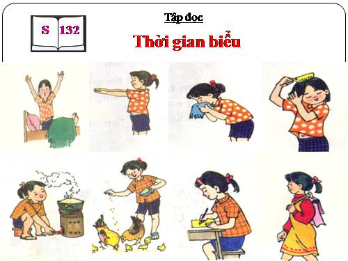 Tuần 16. Thời gian biểu