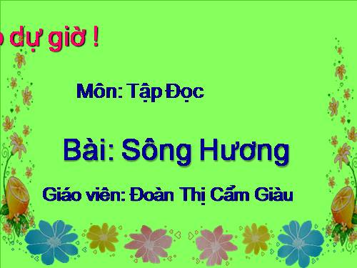 Tuần 26. Sông Hương