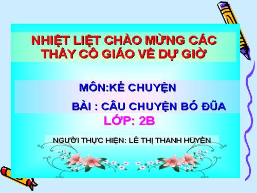 Tuần 14. Câu chuyện bó đũa
