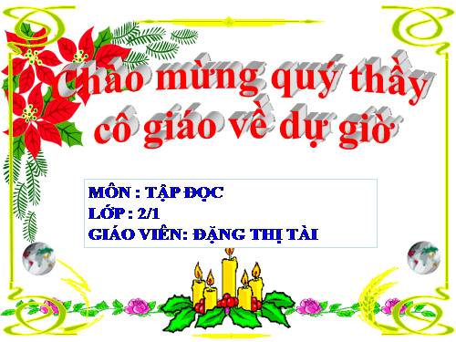 Tuần 8. Bàn tay dịu dàng