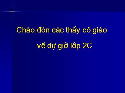 Tuần 8. Bàn tay dịu dàng