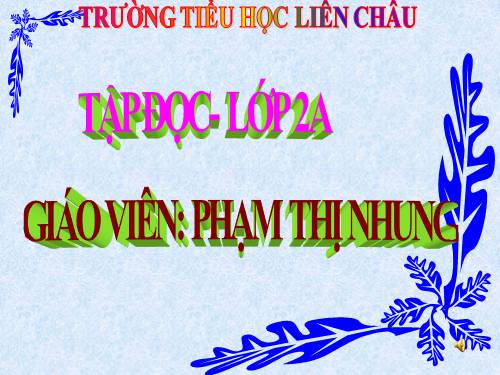 Tuần 16. Thời gian biểu