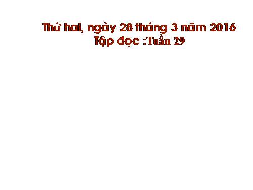 Tuần 29. Những quả đào