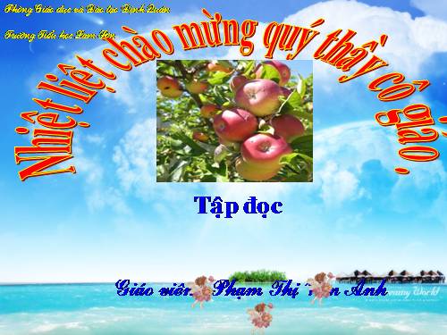 Tuần 29. Những quả đào